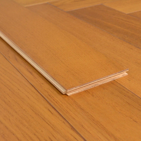 Herringbone Natural Teak