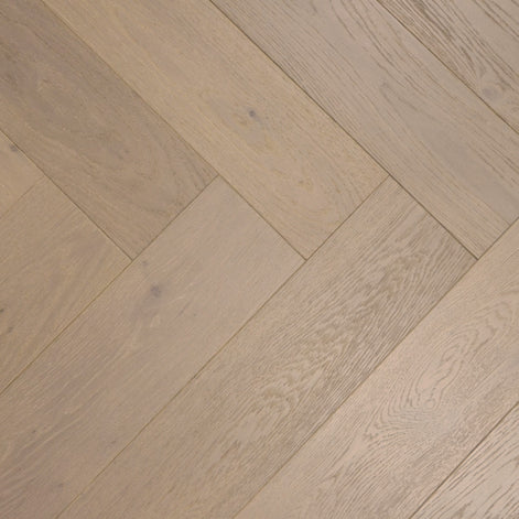 Herringbone Smoke Brown Oak