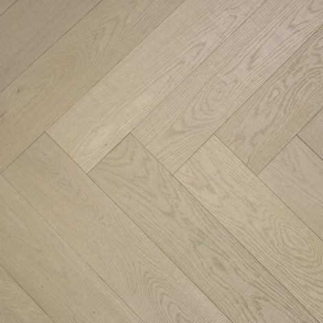 Herringbone Misty Grey Oak