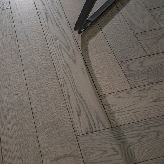 Herringbone Stone Grey Oak
