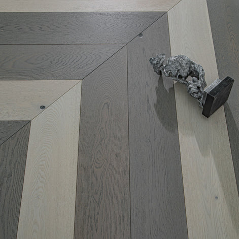 Chevron Grey Combo Oak