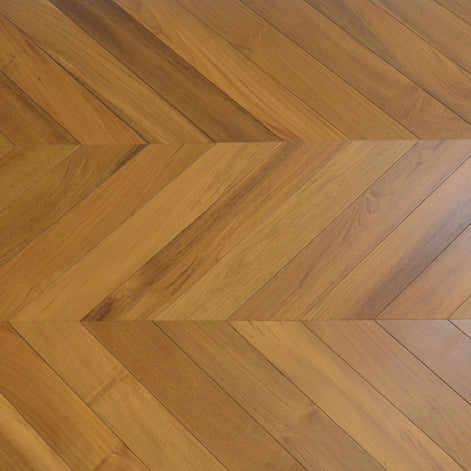 Chevron Natural Teak