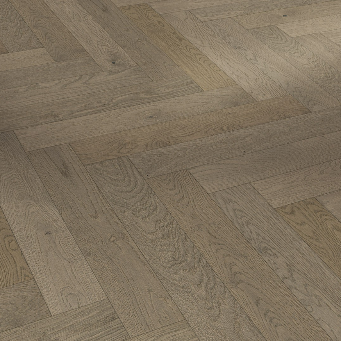 Oak Chalet Grey (Strip, Herringbone)