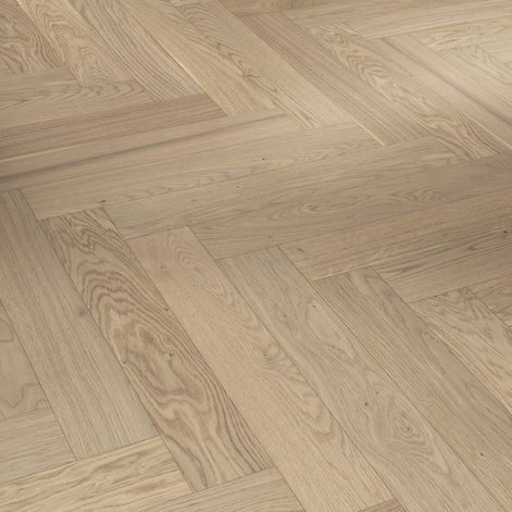 Oak Pure (Strip, Herringbone Installation)