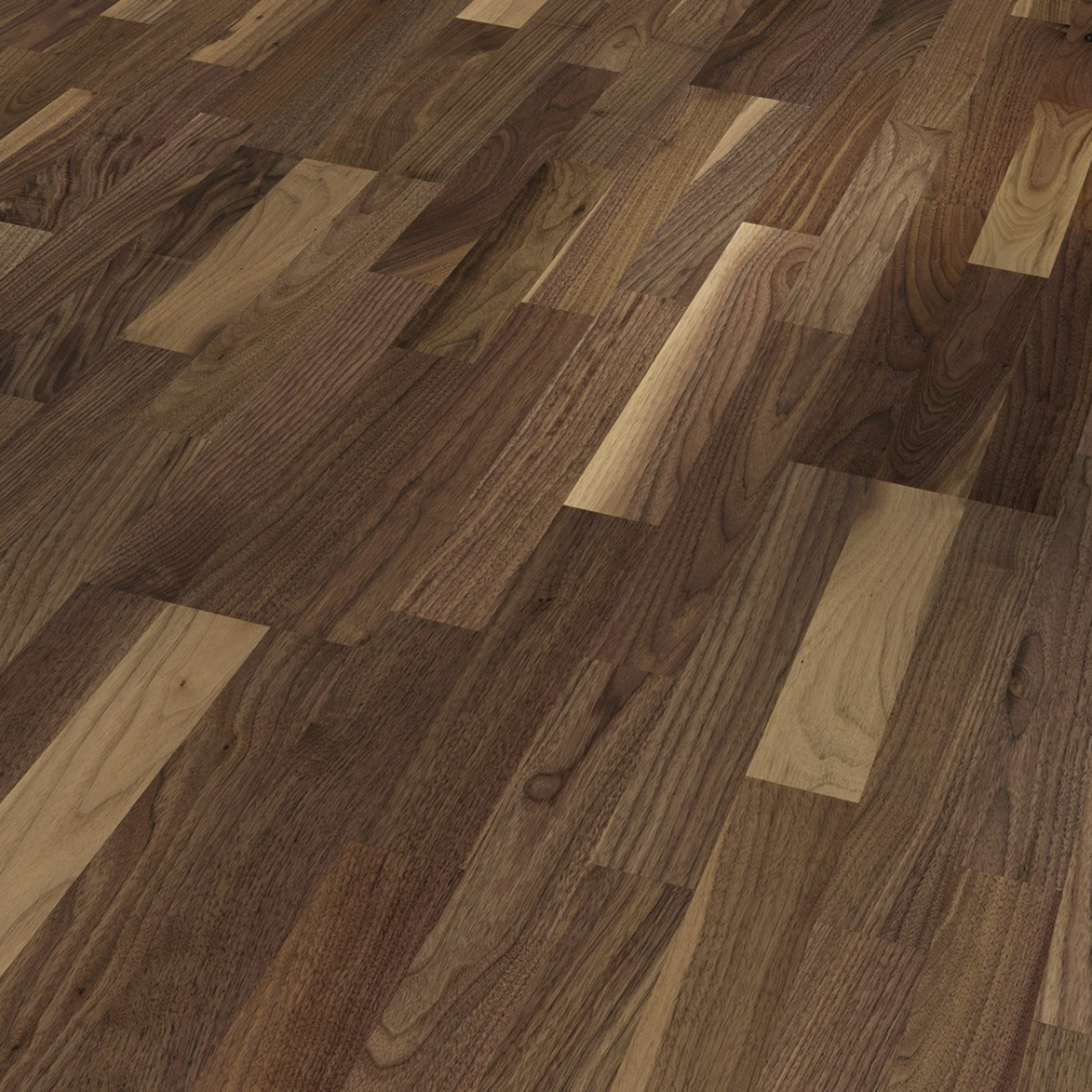 American Walnut (3-Strip, Matt Lacquer, Living)