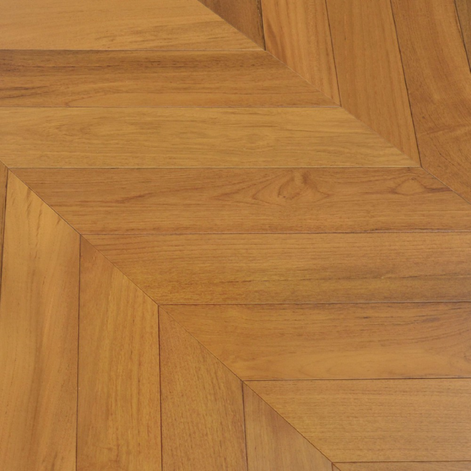 Chevron Natural Teak