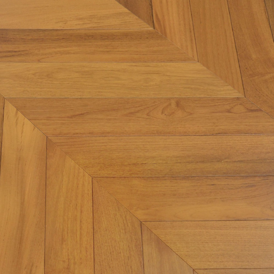 Chevron Natural Teak