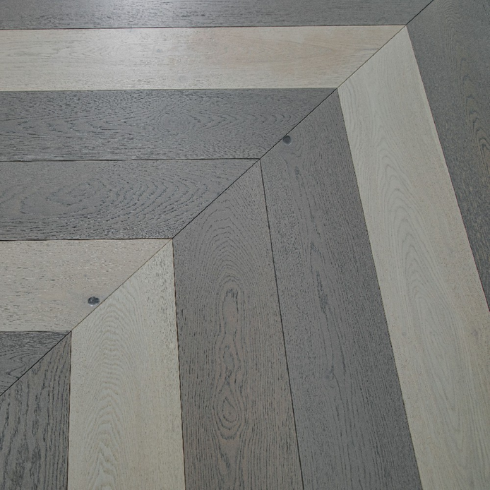 Chevron Grey Combo Oak