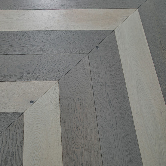 Chevron Grey Combo Oak