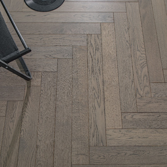 Herringbone Stone Grey Oak
