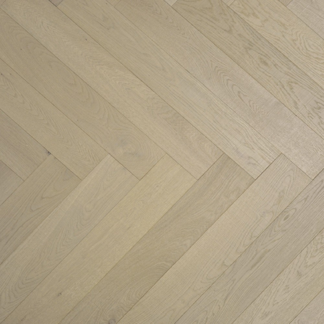 Herringbone Misty Grey Oak