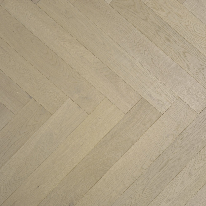 Herringbone Misty Grey Oak